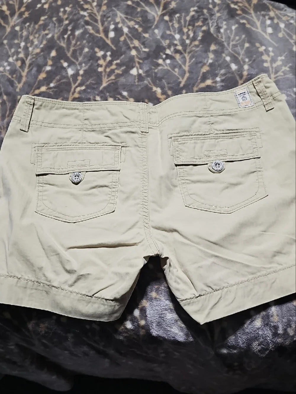 Levi's Women's Khaki Bermuda Shorts